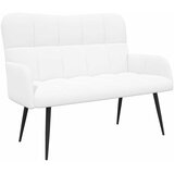 SOFA za dvije osobe Bijela 115 x 61 x 87 cm Tkanina | shoptok.hr