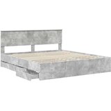  Okvir za krevet s ladicama Betonski sivi 180 x 200 cm - Beton siva 180 x 200 cm | shoptok.hr