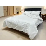 posteljina saten glat bela boja 200x220cm