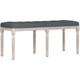 vidaXL Klupa tamnosiva 110x40x49 cm baršunasta | shoptok.hr