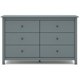 Marckeric Zelena nizka komoda iz masivnega bora 130x80 cm Misti – Marckeric | Shoptok.si