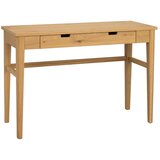 Rowico Stranska mizica z mizno ploščo v hrastovem dekorju v naravni barvi 40x110 cm Garrison – Cene