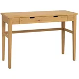 Stranska mizica z mizno ploščo v hrastovem dekorju v naravni barvi 40x110 cm Garrison –