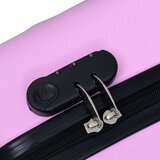 vidaXL Trd potovalni kovček roza ABS | Shoptok.si