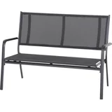 Tesoro M29539 vrtna klupa aluminij, plastika antracitna (matirana) boja, crna, srebrna