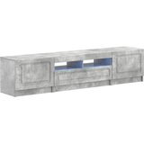  LED TV kabinet UTRECHT 3 kom. Betonska siva Konstruirano drvo 81 x 35 x 40 cm | Shoptok.si