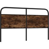  Uzglavlje dimljena boja hrasta 150 cm čelik i konstruirano drvo | shoptok.hr