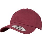Flexfit Peached Cotton Twill Dad Cap maroon Cene