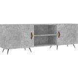 TV ormarić boja betona 150x30x50 cm od konstruiranog drva | shoptok.hr