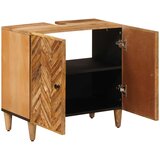 Ormarić za umivaonik Smeđa 62 x 33 x 58 cm Čvrsto drvo manga | Eponuda.com