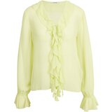 Orsay Light Green Women's Ruffle Blouse - Women | shoptok.hr