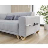 Miuform Svijetlo siva sklopiva/s prostorom za odlaganje kutna garnitura (s lijevim kutom/u obliku slova L) Classy Sophie – | shoptok.hr
