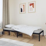 Metalni okvir za krevet crni 80x200 cm | shoptok.hr