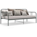  Posteljni okvir siv kovinski 90x200 cm, (20648544) | Shoptok.si