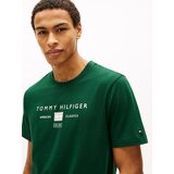 Tommy Hilfiger Majica 'BRAND LOVE' kremna / zelena | Shoptok.si
