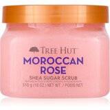 TREE HUT Shea Sugar Scrub Moroccan Rose sladkorni piling z karitejevim maslom 510 g | Shoptok.si