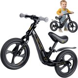 Ricokids FUNNU dječji bicikl bez pedala, crni | shoptok.hr