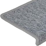  Prostirke za stepenice 30 kom 65x21x4 cm svijetlo sive pravokutne rubove | shoptok.hr