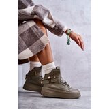 Boto Women's Warm High Sport Shoes Green Lexa | shoptok.hr