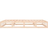  Okvir za krevet od masivnog drva 135 x 190 cm bračni | shoptok.hr