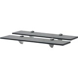 vidaXL Zidne police 2 kom staklene 50 x 10 cm 8 mm Cijene