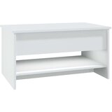  Stolić za kavu bijeli 80 x 50 x 40 cm od konstruiranog drva | shoptok.hr