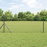  Ograda od lančane veze 10 x 0,4 m Čelik Siva | shoptok.hr