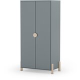Marckeric Zelena otroška garderobna omara iz masivnega bora 93x180 cm Enola – | Shoptok.si