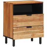 vidaXL Nočna omarica 50x33x62 cm Trden akacijev les, (22008230) | Shoptok.si
