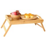 Kinghoff kh1502 poslužavnik za krevet bambus 50x30x23cm | ePonuda.com