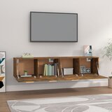  Zidni ormarići 2 kom boja dimljenog hrasta 80x35x36,5 cm drveni | shoptok.hr