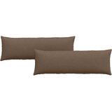  Jastučići za sofu 2 pcs Smeđa 120 x 40 cm tkanina | Eponuda.com