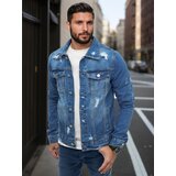 DStreet Kurtka męska jeansowa niebieska | shoptok.hr