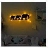 Wallity zidna dekoracija Elephant 070, 15x50cm, Crna | Eponuda.com