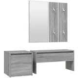 The Living Store Komplet pohištva za predsobo siv sonoma inženirski les - Komplet Pohištva Za Predsobo, (21420243) | Shoptok.si