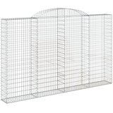  Lučne gabionske košare 2 kom 300x30x180/200cm pocinčano željezo | shoptok.hr