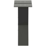  Noge za stolić u obliku slova X 2 kom antracit 40x(30-31) cm | shoptok.hr