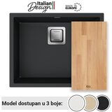 GL granitna sudopera bari 1K crna 560x440x220MM Cene
