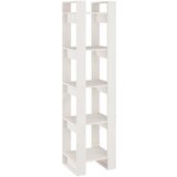 Maison Chic Knjižna omara - Knjižni regal bela 41x35x160 cm trdna borovina, (21726354) | Shoptok.si