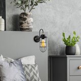 Opviq lights Zidna lampa E27 Socket, Crno-Zlatna | ePonuda.com