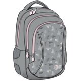 Unipap St.Right Siva šolska torba s tremi predali z metulji, nahrbtnik BP26 39x27x17 cm | Shoptok.si