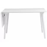 Rowico bijeli blagovaonski stol Lotte Leaf, 120 x 80 cm