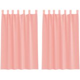 vidaXL Voile zavjese s petljama 2 kom. ružičaste 140x175 cm - Ružičasta 140 x 175 cm 1 s petljama | shoptok.hr