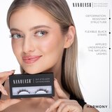 Nanolash DIY Eyelash Extensions set za podalj&amp;scaron;evanje trepalnic doma Harmony BROWN 36 kos Slike