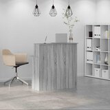  Recepcijski stol 100x50x103,5 cm od konstruiranog drva Siva | shoptok.hr