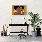  Slika - Invisible Gaze (1 Part) Wide 60x40 U prirodnom drvenom okviru | shoptok.hr