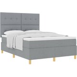 s opruga kutije Svijetlo siva 140 x 200 cm tkanina | shoptok.hr