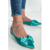 Fenzy Čevlji Z Okrasno Pentljo, Zeleni | Shoptok.si