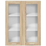 vidaXL Viseča omarica s polico Riga Sonoma hrast 80 x 31 x 100 cm | Shoptok.si