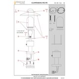 Elstead Lighting SVETILKA PODNOŽJA Klampenborg 27.5/33.7 cm | Shoptok.si